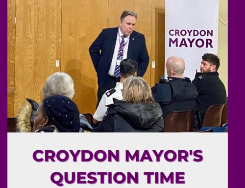Listening to Croydon – join the next Mayor’s Question Time