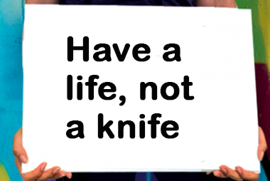 Life not a knife image