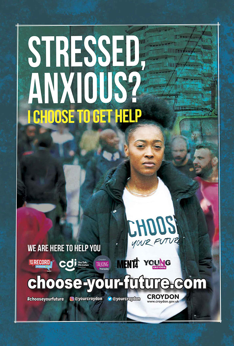 I choose to get help poster