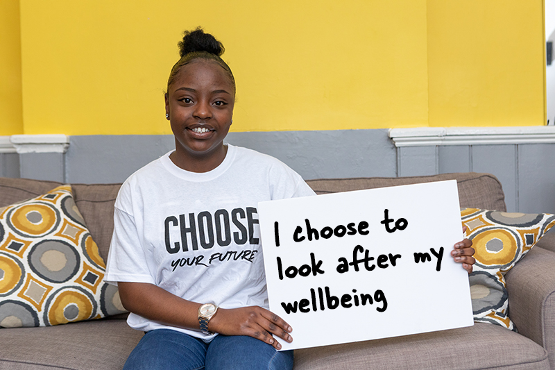 I choose to look after my wellbeing