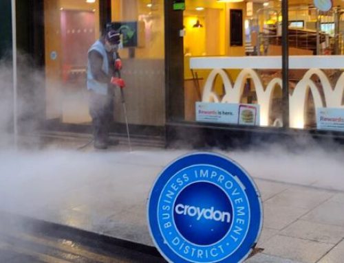 Croydon bites down on chewing gum stains in the town centre