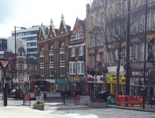 Works to improve journeys on bus, bike and foot through central Croydon