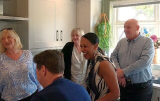 A photo of a group of people