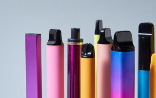 A photo of a variety of vapes