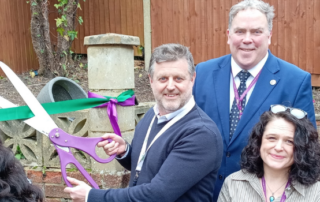 Mayor Perry opens the new children's home.