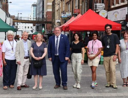 Surrey Street Market welcomes visitors with new gateway