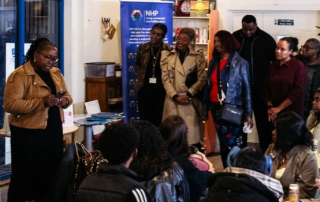 Group of people in South Norwood Community Kitchen.