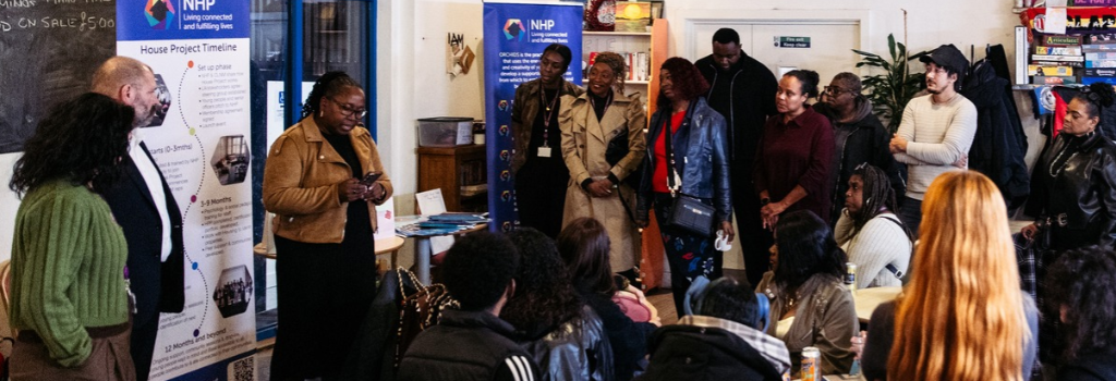 Group of people in South Norwood Community Kitchen.