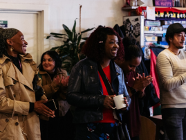 Group of young people at the launch.